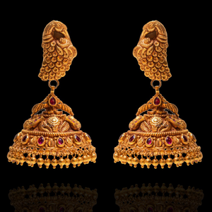 22K Gold Traditional Design Earring