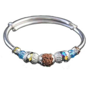 Fancy Silver Bangle