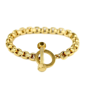 22 Kt Yellow Gold Link Chain Handmade Men's B