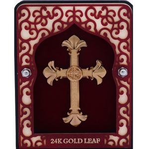 999 GOLD CHRISTIAN FRAME