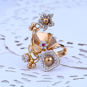 Ladies Rose Gold Ring-RLR33
