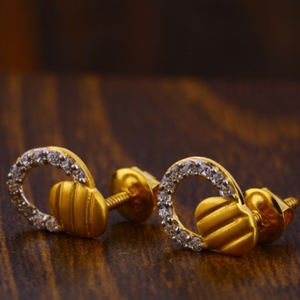 22 carat gold ladies earrings RH-LE912