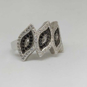 925 Sterling Silver Oxides Ladies Ring