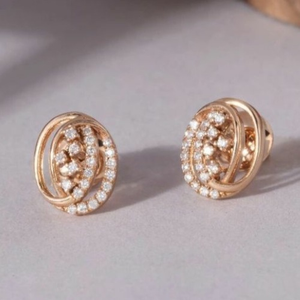 20 carat rose gold cocktail ladies earrings r