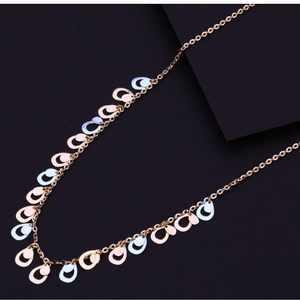 750 Rose Gold Classic Necklace RTM41
