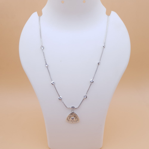 925 Sterling Silver Plain Pendant Chain