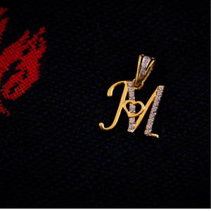 22K ALPHABET PENDANT