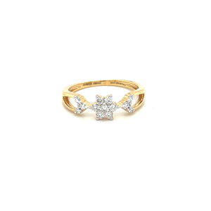 Royale Floral Diamond Ring for Everyday Wear