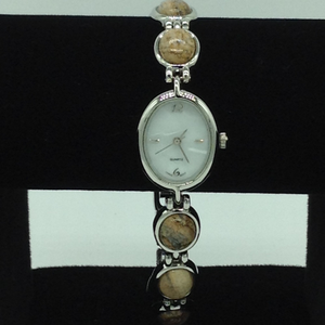 Natural Tiger Stone&nbsp;Oval Designer&nbsp;Watch&nbsp;JB