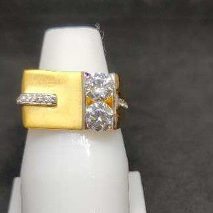 916 men's fancy gold ring