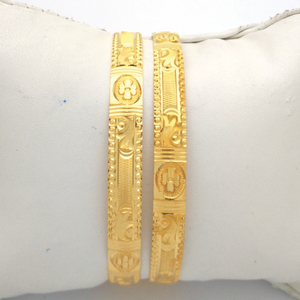 Gold hallmark khila bangle - hks1018