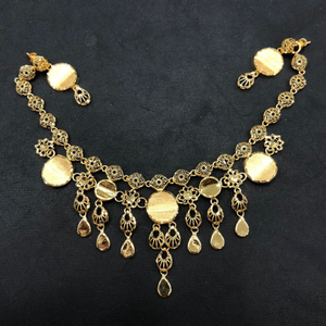 22K Gold Attractive Turkish Necklace Set