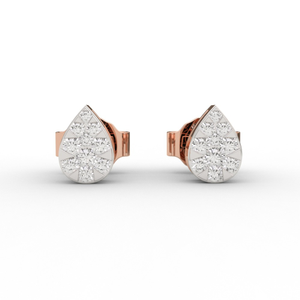 Unique Pear Stone Earrings