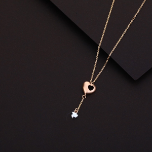 Pendent with chain rosegold