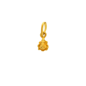 Delicate gold ganesha pendant