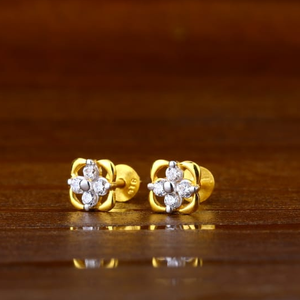 22ct gold fancy ladies tops earrings lte251