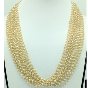 Freshwater Round Pearls 16 Lines Gold Taar 