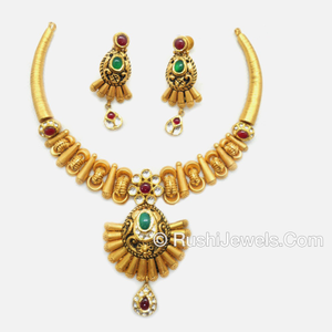 916 Gold Attractive Necklace Set