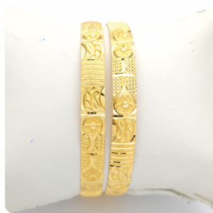 GOLD HALLMARK KHILA BANGLE - HKS1017