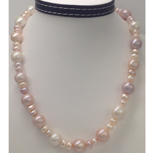 Freshwater Multicolour Round Adison Flat Pear