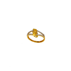 Fancy Ladies Ring In 22K Gold MGA - LRG1529