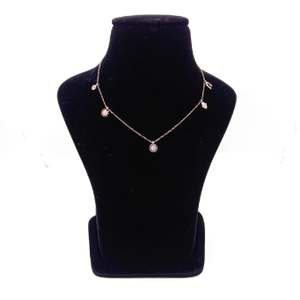 Pure silver pendant chain for women adjustabl