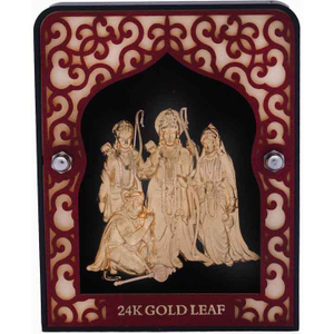 Ram Darbar Frame In 24K Gold Foil MGA - AGE02