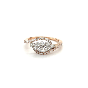 Malabar Diamond Ring with Pear Cut Diamonds