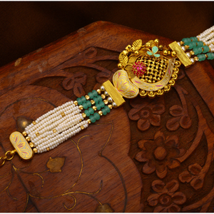 exclusive 22k antique gold bracelet
