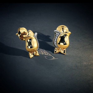 New Unique Latest Design Ladies Gold Earrings