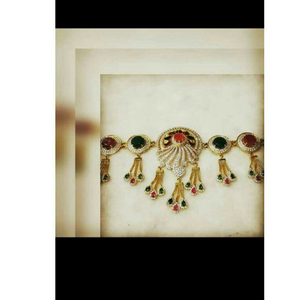 18 K Gold Cz Rajwadi Bajubandh