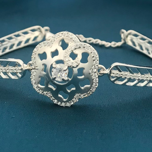 925 silver designer ladies kada