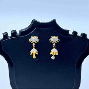 916 Gold New Design Latkan Earrings