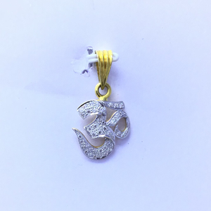 OM DESIGNING FANCY GOLD PENDANT