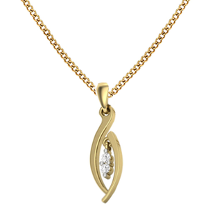 single diamond pendent