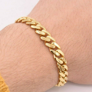 18 Kt Yellow Gold Miami Cuban Royal Link Men'