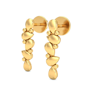916 Gold Designer Earring BERP026