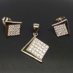 925 sterling silver diamond delicate design p