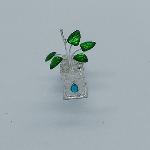 silver artifical pooja pot