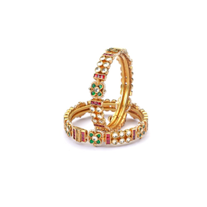 925 silver designer khakho moti bangle