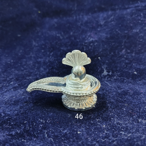 Silver Shivaling Idol