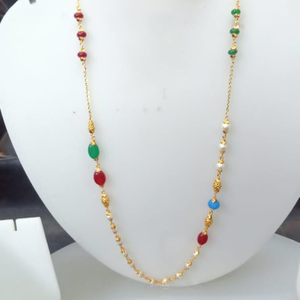 916 Gold Modern Single Line Mala