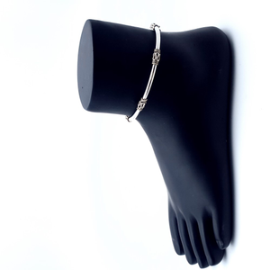 925 Sterling Silver Engagement Anklets