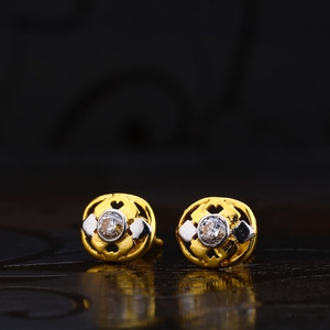 22 carat gold ladies earrings RH-LE971