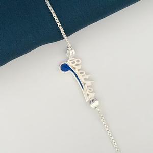 925 Silver Brother Rakhi