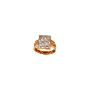Diamond Fancy Rose Gold Gents Ring MGA - GRG0