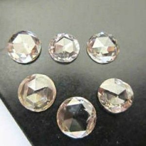 Natural Round Uncut Polished Diamonds