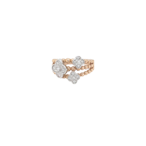 18k Gold Irish Diamond  Ring