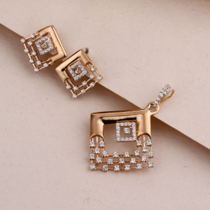 750 Rose Gold Ladies Exclusive Pendant Set RP