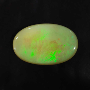 27.20ct oval multicolored opal